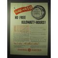 1950 General Electric I-50 Meter Ad - No Free H...