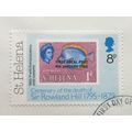 St Helena QEII 1979 Rowland Hill 8p 1965 1d Use...