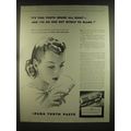 1939 Ipana Tooth Paste Ad - It's pink tooth bru...