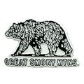 Great Smoky Mountains with Bear White Fridge Ma...