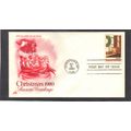 FDC Art Craft 1843 15c Christmas (Cachet-U/A) C...