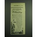 1949 Williamsburg Virginia Ad - You'll enjoy the peace and quiet of Williamsburg