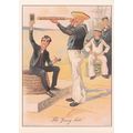 Cerebos Sea Salt Sailor Ship Telescope Advertising Postcard
