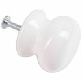 WHITE CERAMIC DOOR KNOB Bedroom Drawer Kitchen ...