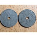 Belgium 1942 25 Centime Belgique (French Text) ...