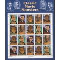 Classic Movie Monsters Collectible Sheet of Twe...