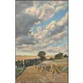 Landschaft mit Kleinen Heuhaufen, 1910 - Nenke ...