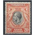 KUT 1935 SG114 20c Black & Orange Mounted Mint ...