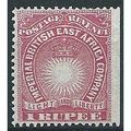 British East Africa 1891 SG14 1 Rupee Carmine M...