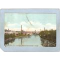 Rhode Island Pawtucket Postcard Looking Up The ...