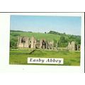Yorkshire RICHMOND Easby Abbey Postcard by Denn...