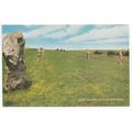 West Kennet Avenue Avebury Wiltshire Postcard 0406