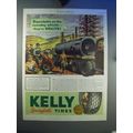 1944 Kelly Springfield Tires Ad - Noonday Whistle