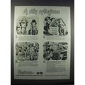 1944 Postum Drink Ad - 4 Silly Syllogisms