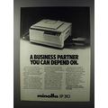 1981 Minolta EP310 Copier Ad - A Business Partner