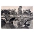 CLARE BRIDGE, Cambridge used vintage postcard d...
