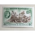 British Honduras 1953 4c Brown Green Mounted Mi...