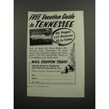 1961 Tennessee Division of Information Advertisement