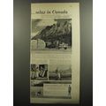 1953 Canadian Government Travel Bureau Advertis...