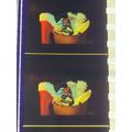 Gremlins. pk DJQ - A 021U. 1 strip of 5 film ce...