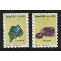 Brazil Precious Stones Amethyst Tourmaline 2v 1...