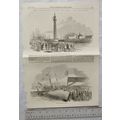 1854 engravings & article Her Majesty's visit t...