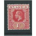 st.lucia stamps george v sg79 hm a