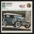 1930 to 1932 HUDSON Great Eight Classic Car Pho...