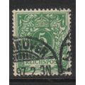 GERMANY 1889 REICHPOST 5pf USED #2