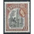 British Guiana 1954 SG338 12c Black & Reddish-B...