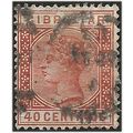Gibraltar 1889 SG27 40c Orange-Brown Good Used ...