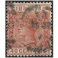 Gibraltar 1889 SG27 40c Orange-Brown Good Used ...