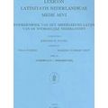 Lexiconlatinitatis Nederlandicae Medii Aevi Woordenboek Van Het Meddeleeuws Lati