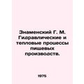 Znamensky G. M. Hydraulic and thermal processes...
