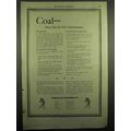 1918 Hercules Powder Ad - Coal