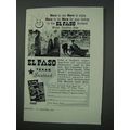1960 El Paso Texas Tourism Ad - More To See