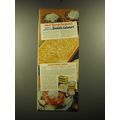 1951 Baker's Coconut Advertisement - recipe for Coconut sponge surprise