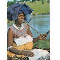 Colour Postcard - Xhosa woman in Marriage Head ...