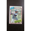 1980 Topps Willie Horton Seattle Mariners Card ...