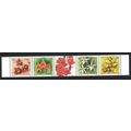 Serbia Orchids 4v Strip with label 2013 MNH SG#...