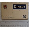 vintage Book of 10 Postcards Dinant, Belgium
