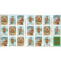 Santa Claus and Child Booklet Pane of Twenty 32...