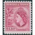 Trinidad & Tobago 1955 $4.80 cerise Perf 11½ SG...