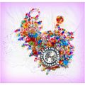 Stylish Clear Crystal Dress Wrist Watch Coloure...