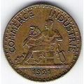 FRANCE 2 FRANCS 1921