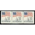 2115 22c U.S. Flag Very Fine MNH PNC 2/3 G0999