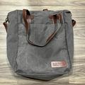 ROBB REPORT MAGAZINE TOTE BAG-GRAY/BROWN-UNISEX...