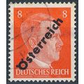 German optd: 8pf - Austria 1945 - F H - MiNr 662