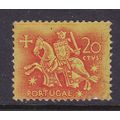 PORTUGAL 1953 20c KNIGHT VALUE USED SG1081 #1