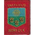 Scout Badge UK - Sheffield Norfolk - White Back...
